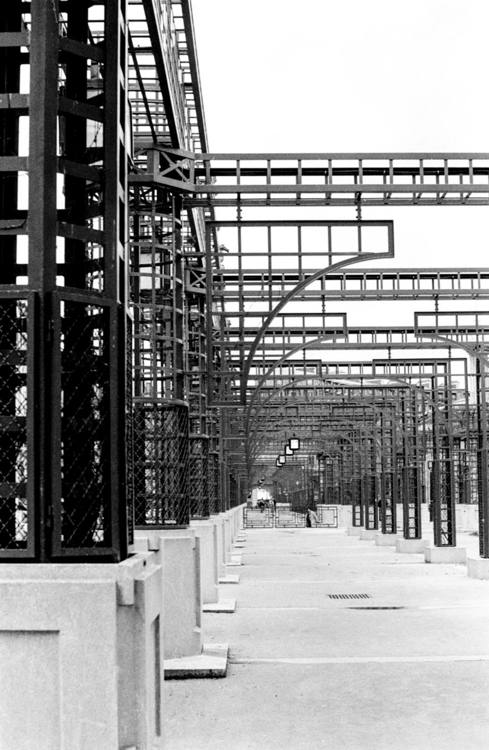 Construction site before